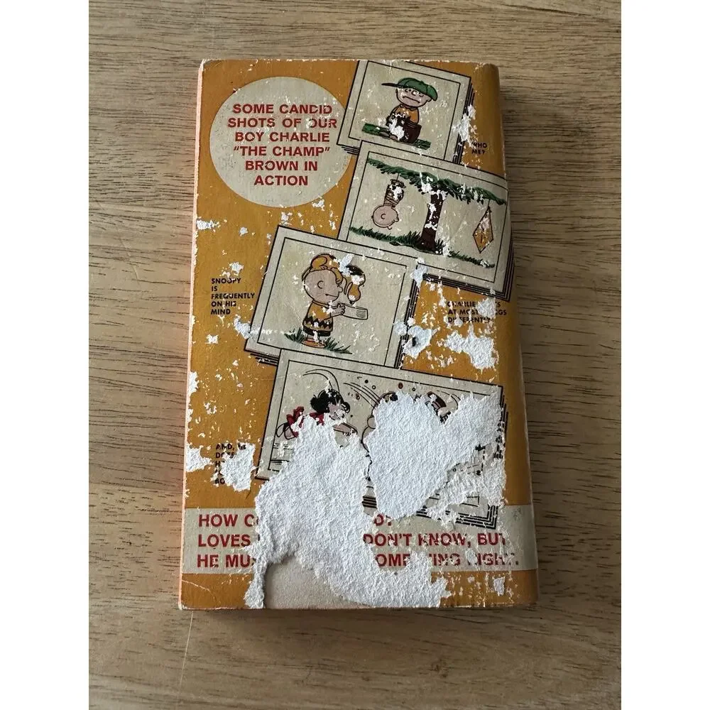 Peanuts Charlie Brown Comic/Cartoon PB Book Lot 4 1967 Charles M Schulz VTG